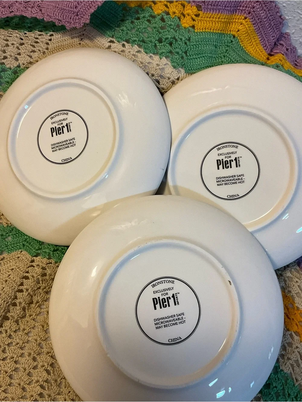 Pier 1 Farmhouse family nest happy gather thanksgiving set of 4